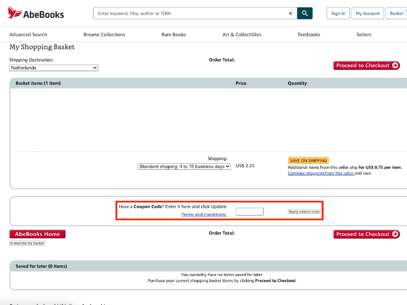 AbeBooks coupon