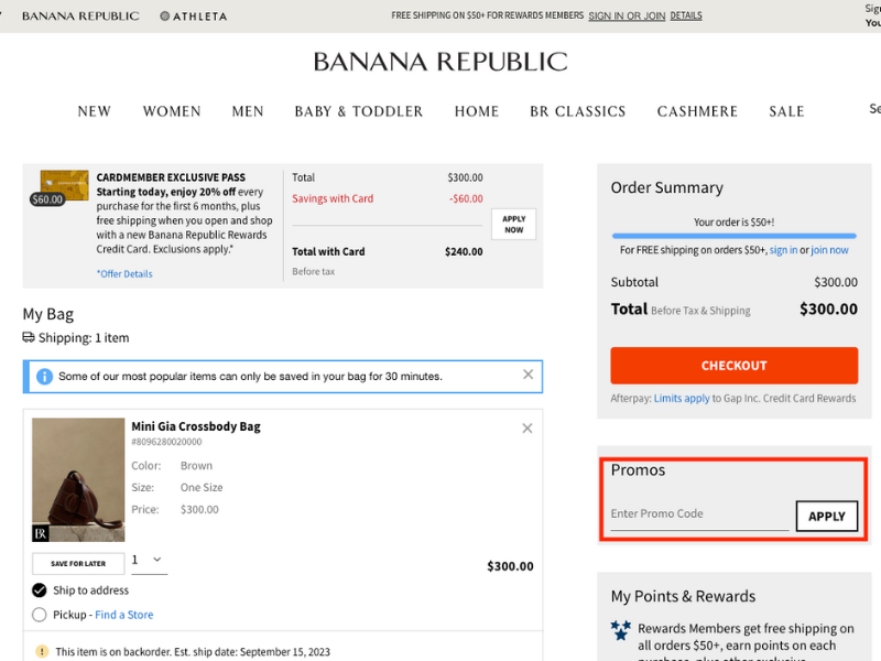 Banana Republic coupon