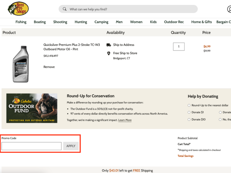 Bass Pro Shops coupon