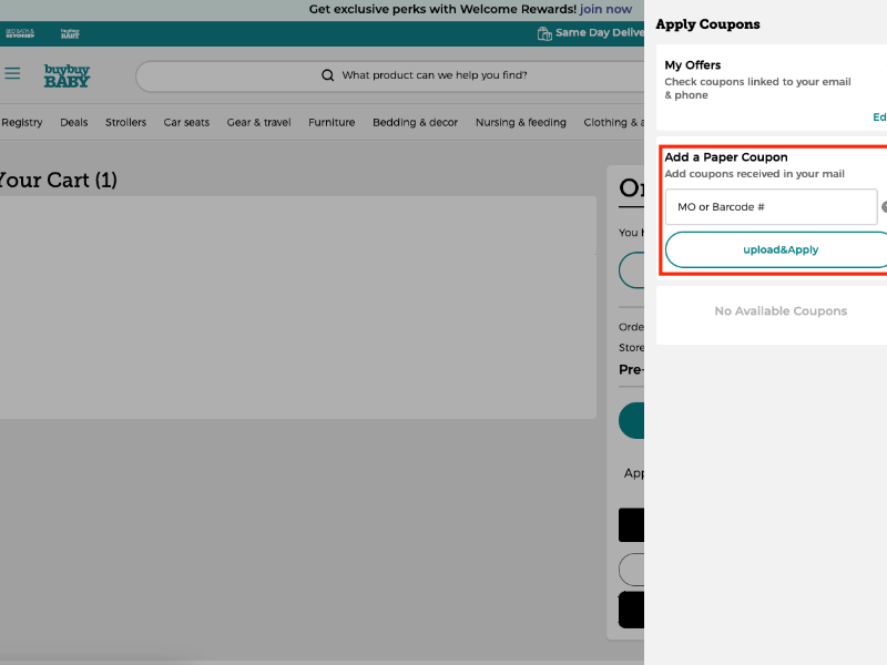 buybuy Baby coupon