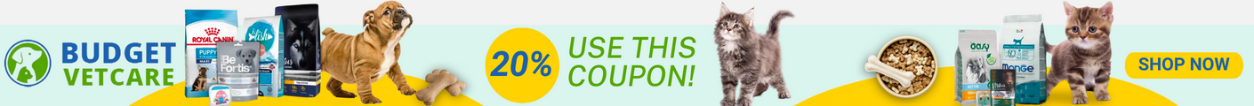 Budget Vet Care Coupon banner