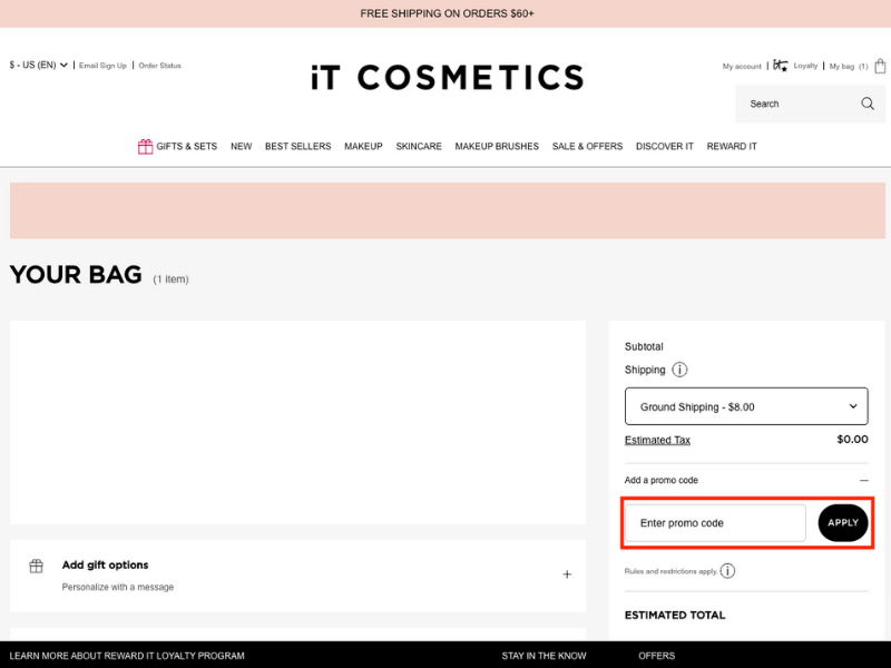 IT Cosmetics coupon