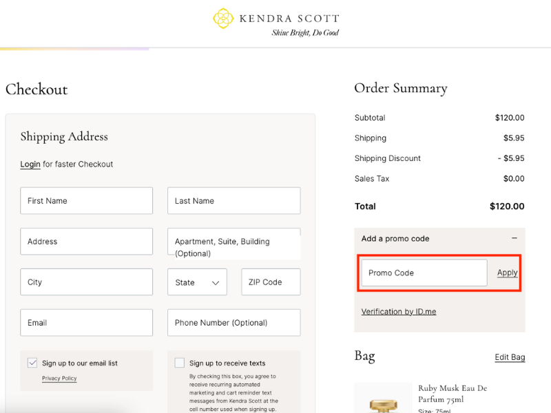 Kendra Scott coupon