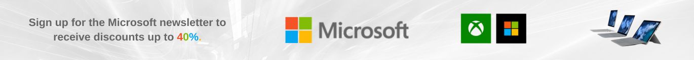 Microsoft Coupon banner