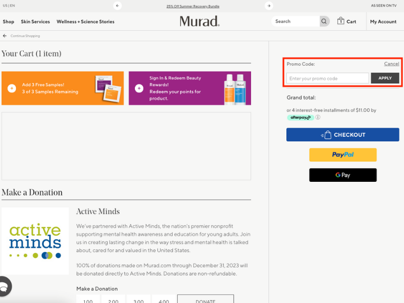 Murad coupon