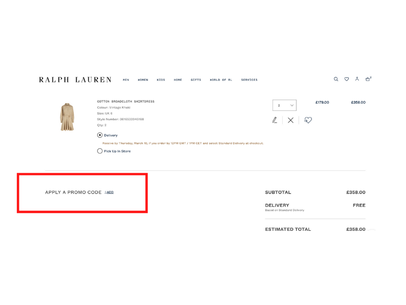 Top 37+ imagen ralph lauren coupon code online