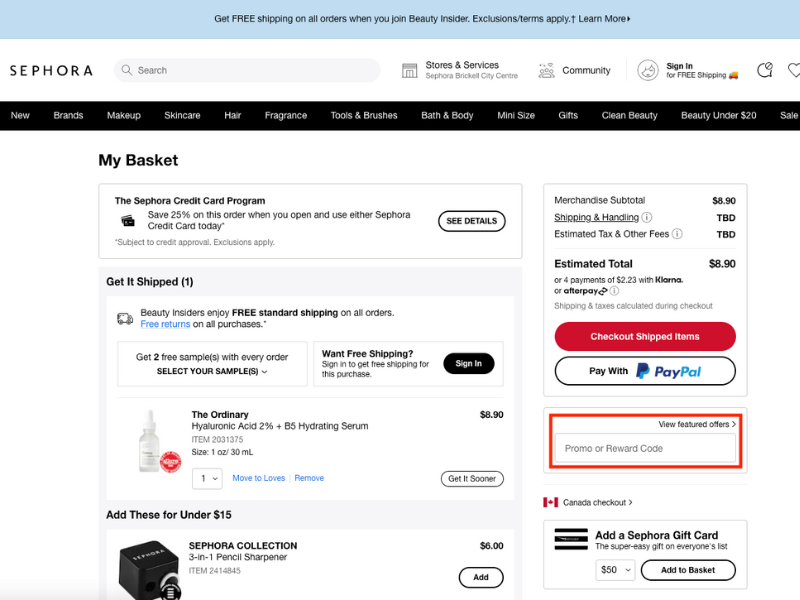 Sephora coupon 20 Off in June 2024