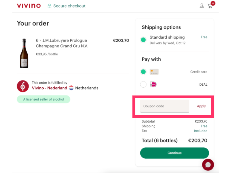 Vivino coupon