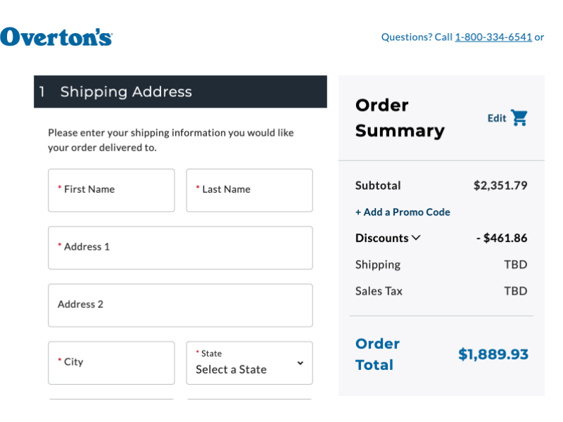 Overtons coupon