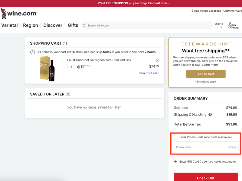 Wine.com coupon