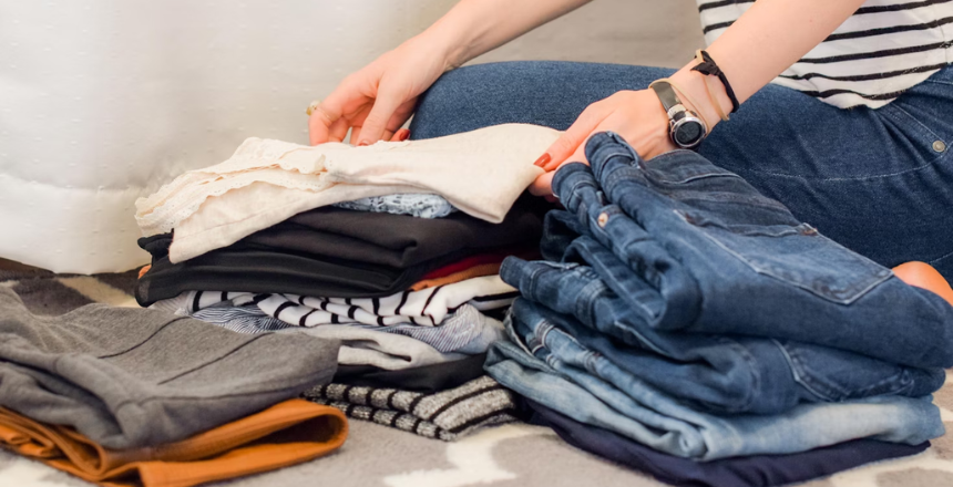 organizing wardrobe